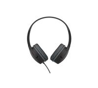 Belkin Écouteurs sur-oreille SoundForm Mini – filaires avec micro, jack 3,5 mm & USB-C, noir