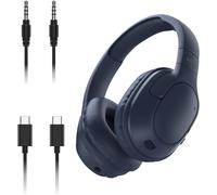 Soundform Surround Casque Bluetooth Sans Fil (Enc, Circum-Aural Avec 60H D'Autonomie, Oreillettes Douces Au Toucher, Pour Iphone, Galaxy, Ipad, Voyage, Maison Ou Bureau, Bleu)[ECO5245442]