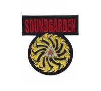 Soundgarden - Écusson brodé thermocollant - Motif « Us Grunge Band » - Rouge et doré