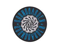 Soundgarden Silver Blue Us Grunge Band Écusson Patch en fer brodé sur accessoire