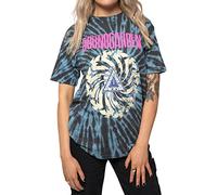 Soundgarden T Shirt Badmotorfinger Band Logo Nouveau Officiel Unisex Bleu Dye Size L