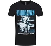 Soundgarden T-Shirt Jesus Christ Pose Homme Noir Noir