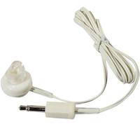 SoundLAB A013 Écouteurs Mono magnétiques avec Prise Jack 3,5 mm Blanc
