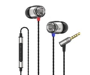 SoundMAGIC E10C Écouteurs intra auriculaires smartphone écouteurs haute fidélité Oreillettes Réduction de Bruit avec micro et télécommande pour audiophiles - Gunmetal