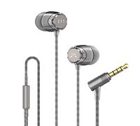 SoundMAGIC E11 Écouteurs filaires Intra-Auriculaires, sans Microphone, HiFi, stéréo, à Isolation phonique, avec Basses puissantes, câble Anti-enchevêtrement, Gris Acier