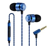 SoundMAGIC E50C Écouteurs Filaires Intra Auriculaires avec Microphone HiFi Moniteur Casques Bonne Isolation Phonique Idéal pour Contrôle Sonore Port Confortable Bleu