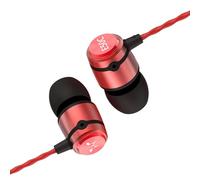SoundMAGIC E50C Écouteurs intra auriculaires smartphone écouteurs haute fidélité Oreillettes Réduction de Bruit avec micro et télécommande pour audiophiles - Rouge