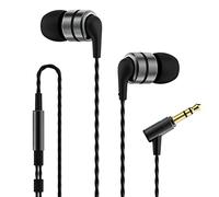 SoundMAGIC E80 Écouteurs Filaires Intra Auriculaires sans Microphone HiFi Stéréo Casques Isolation Phonique Confortable Basses Puissantes pour Audiophile Gunmetal