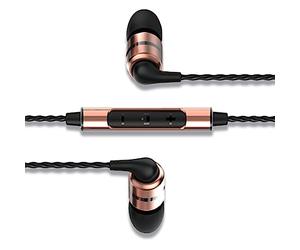 SoundMAGIC E80C Écouteurs filaires, Micro, Large scène sonore, 3,5mm, Doré