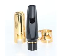 Soundman® Bec D5 pour Saxophone Ténor - Ligature, Couvre-Bec inclu - Embouchure D5 pour Saxo Ténor