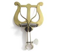 Soundman Fourche de Marche Pour Cor de Forêt/Double Corne/Française/Trompette - Porte-Partitions Pratique (Couleur : Laiton)