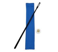 Soundman Kit de nettoyage pour flûte traversière, chiffon de nettoyage (bleu) + tige de nettoyage + La Tromba Slide & Cork Grease (3 g) - Nettoyage efficace et sans rayures + Méthode "Flute Basics"