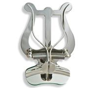 Soundman® Lyre pavillon pour Trompette/Cornet/Bugle (Nickelé) Lyra Porte-partitions