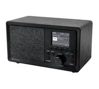 Soundmaster Radio de table DAB350SW – DAB+, FM, USB, caisson d'enceinte, réveil – Noir