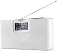 soundmaster DAB700WE Radio de table DAB+, FM AUX, Bluetooth, SD, USB fonction mains libres, avec mic
