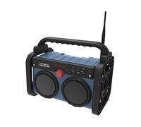 soundmaster DAB85BL Radio de Chantier Dab+, FM AUX, Dab+, FM Bleu, Noir