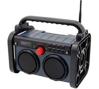soundmaster DAB85BL Radio de chantier DAB+, FM AUX, DAB+, FM bleu, noir