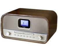 soundmaster DAB970BR1 Radio de table DAB+, FM AUX, Bluetooth, CD, USB fonction de charge de la batterie, avec télécommande