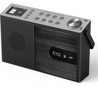 soundmaster EliteLine Radio de table DAB+, FM Bluetooth, DAB+, AUX, FM, CD fonction réveil noir