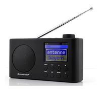 soundmaster IR6500SW Radio de table Internet Internet, DAB+, FM Bluetooth, USB, WiFi, radio internet rechargeable noir