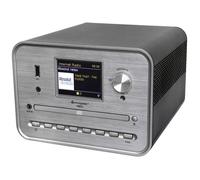 Soundmaster Lecteur CD argent – radio Internet, DAB+, WiFi, USB, avec enceintes