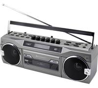 soundmaster Lecteur de cassettes rétro avec radio DAB+, FM Cassette, DAB+, FM, Bluetooth, AUX