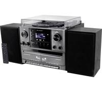 soundmaster MCD5600SW Chaîne stéréo Lecteur de disque, DAB+, FM, Bluetooth, CD, Cassette, USB, 2 x 5 W noir