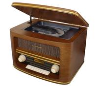Soundmaster Radio de table NR961 – DAB+, FM, CD, USB, Bluetooth, AUX – marron