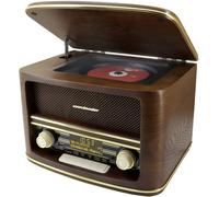 Soundmaster Radio de table NR961 – DAB+, FM, CD, USB, Bluetooth, AUX – marron