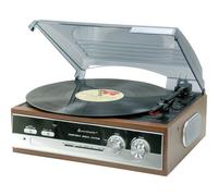 Soundmaster PL 186 Aluminium et Transparent