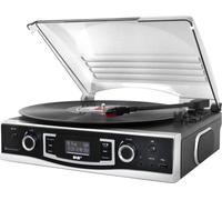 Soundmaster PL590SW Platine vinyle USB Radio DAB+ et Haut-parleurs intégrés, numériser des vinyles