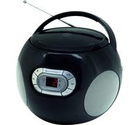 soundmaster SCD2120SW Radio-lecteur CD FM AUX, CD noir