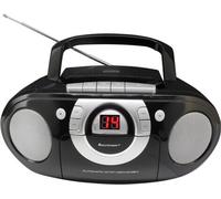 Soundmaster SCD5100 Lecteur CD portable Radio FM et Cassette avec Entrée AUX