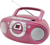Soundmaster SCD5100PI Lecteur CD portable avec Radio et Lecteur de cassettes