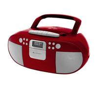 Soundmaster SCD7800RO Système stéréo portable Analogique et numérique 3 W DAB+, FM Rouge Lecture de MP3 Rouge