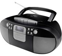 Soundmaster Radio numérique portable SCD7800SW – CD, enregistreur cassette, DAB+, FM, USB prise casque