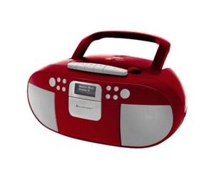 Soundmaster Soundmaster Boombox DAB+ SCD7800RO rouge CD MP3 USB cassette Quantité:1