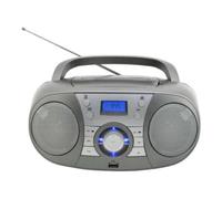 Soundmaster Radio-lecteur CD SCD1800TI – DAB+, FM, Bluetooth, AUX, USB – Gris
