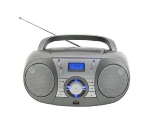 Soundmaster Soundmaster Boombox SCD1800TI DAB+ CD MP3 USB BT portable Titan Quantité:1