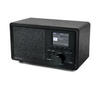 Soundmaster Radio de table DAB350SW – DAB+, FM, USB, caisson d'enceinte, réveil – Noir