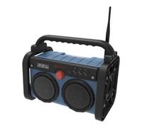 Soundmaster Radio de chantier DAB85BL - DAB+, FM, AUX - Bleu/Noir