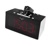 Soundmaster Radio-réveil FUR6005 radiocommandé avec projection et capteur IR