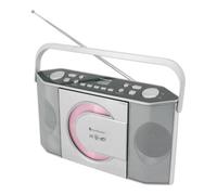 Soundmaster RCD1755SI Système stéréo portable Analogique UKW Argent Lecture de MP3