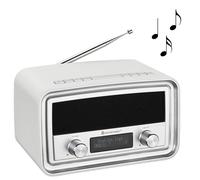 soundmaster UR190WE Radio-réveil blanc