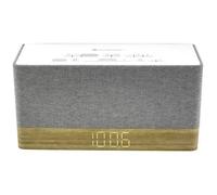 soundmaster UR630WE Radio-réveil FM Bluetooth, AUX, FM fonction réveil gris, marron