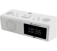 soundmaster UR8350WE Radio-réveil DAB+, FM AUX, USB blanc