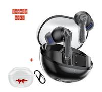 SoundPEATS Clear, Écouteurs sans fil BLUETOOTH V5.3, 2 micros, Avec pochette Transparent