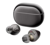 SoundPEATS Engine4 Écouteurs Sans Fil Bluetooth 5.3 Haute Résolution avec LDAC, 43h Autonomie, Pilotes Coaxiaux Dynamiques ¿ Noir