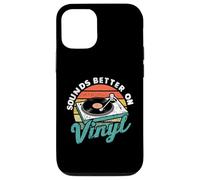 Sounds Better On Vinyl Retro Music Lover Vinyl Collector Coque pour iPhone 12/12 Pro