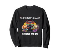 Sounds Drapeau Arc-en-Ciel « Count Me in LGBT Gay Pride » Sweatshirt